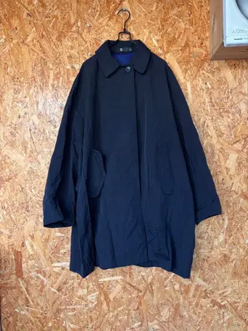 UNIQLO +J 블랙 오버 사이즈 트렌치코트 L 사이즈