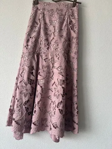 Rirandture 레이스 플레어 스커트 사이즈 1 핑크
