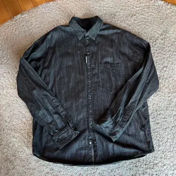 DSQUARED2 블랙 데님 셔츠 52