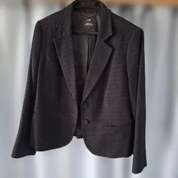 23구 라메 믹스 테일러드 자켓 블랙 48