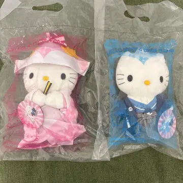 맥도날드 헬로키티 봉제 인형 세트