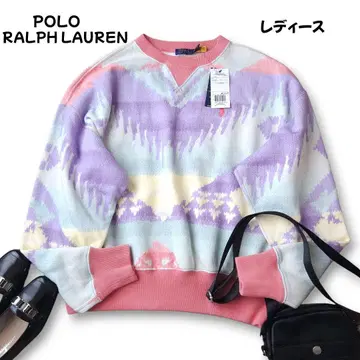 폴로 랄프로렌 네이티브 무늬 오버 사이즈 맨투맨 M~L 상당 새상품