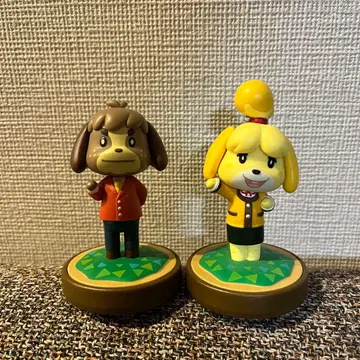 동물의 숲 여울(시즈에) 켄트 amibo 피규어 세트