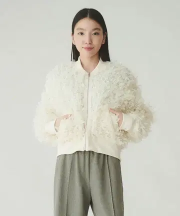 베아트리스 프리지아 리본 자켓