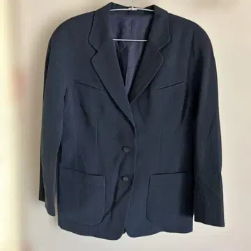 네이비 테일러드 자켓