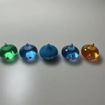 슬라임 유리 피규어 5체 세트