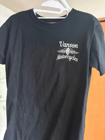 Vanson Motorcycle Leathers T셔츠 블랙