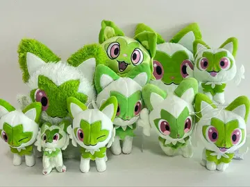 포켓몬 냐오하 10개 봉제 인형 묶음 판매