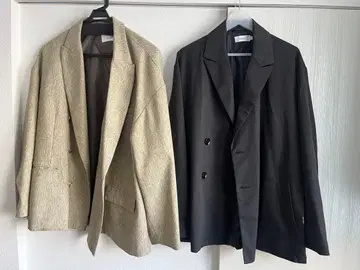 오버 사이즈 테일러드 자켓 세트