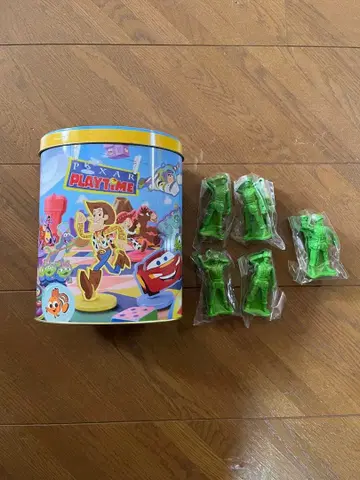 디즈니 토이스토리 병정 클립 틴케이스