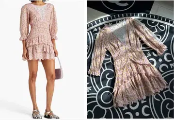 Lovers + Friends 플로럴 미니 원피스 사이즈 2