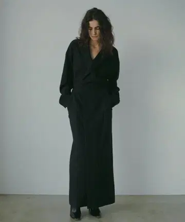 ETRE TOKYO 테일러드 칼라 원피스