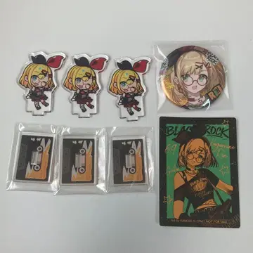 카가미네 린 돈키 콜라보 캔뱃지 아크릴 스탠드 카드 묶음 판매