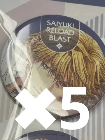 최유기 RELOAD BLAST 캔뱃지 세트 애니메이트 페어 삼장 5개