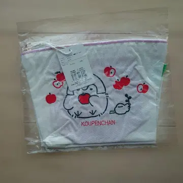 코우펜짱 자수 파우치 파우치 사과 미개봉