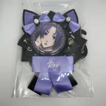 블루 록 고양이 귀 달린 로제트 & 캔뱃지 세트 미카게 레오