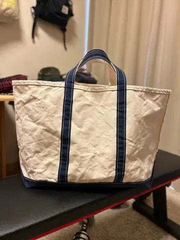 새상품급 L.L.Bean 토트백 USA제 네이비