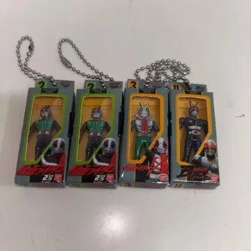 가면라이더 식품 완구 피규어 키링 4개 세트 반다이