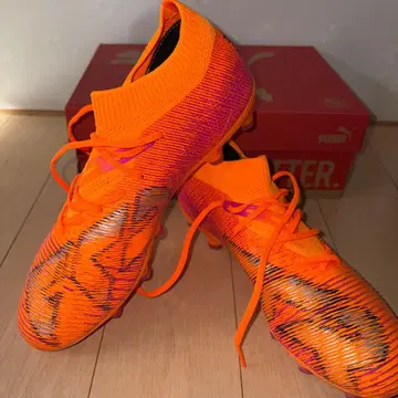 Puma 축구화 스파이크 오렌지