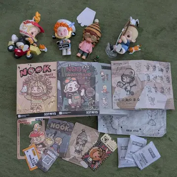 Skullpanda NOOK Hirono 피규어 4개 세트