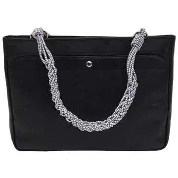 C0770S 미사용품 MANIUNO 가죽 토트백 블랙