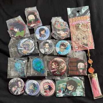 귀멸의 칼날 키링 캔 배지 영화 특전 묶음 판매