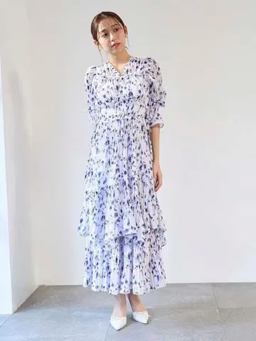 스나이델 와셔 플리츠 원피스