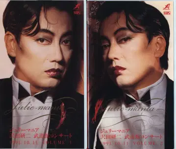 VHS 사와다 켄지 무도관 콘서트 줄리매니아 2권 세트