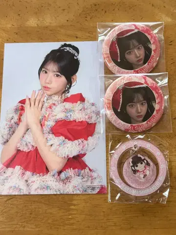 시라이시 마유미 캔뱃지 엽서 아크릴 스탠드 세트