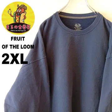 USA 구제 의류 FRUIT OF THE LOOM 맨투맨 2XL 네이비