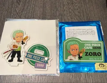 원피스 CAFE GENE 아크릴 스탠드 네임 배지 조로