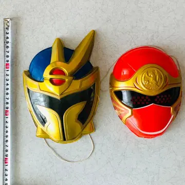 마법전대 마지레인저와 닌푸전대 하리켄레인저 가면 당시 제품