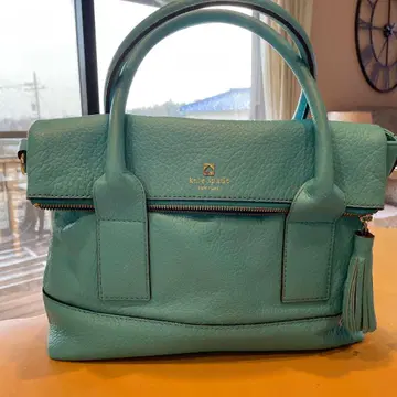 케이트 스페이드 2way 가죽 태슬 사선 크로스백