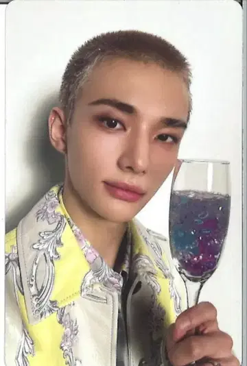 StrayKids 초회 한정판 B Hyunjin Hollow 보라색