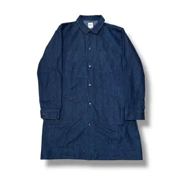 FOB FACTORY 프렌치 워크 스텐카라 코트 인디고 데님