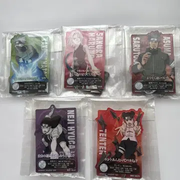 아크릴 스탠드 세트 - 카카시 사쿠라 아스카 나루토 텐텐 5점