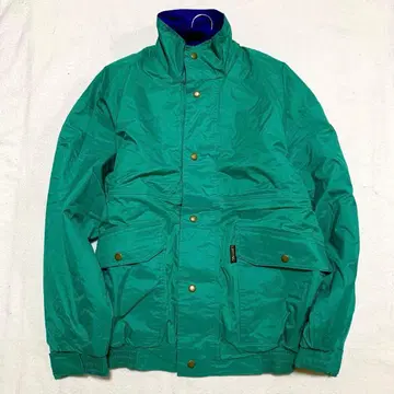 [ 캐스팅 ] 나일론 패딩 자켓 풀 버튼 포켓 있음 하이넥 LL