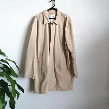 GAP 새상품급 스텐카라 코트 남성용 XL 베이지 봄 코트