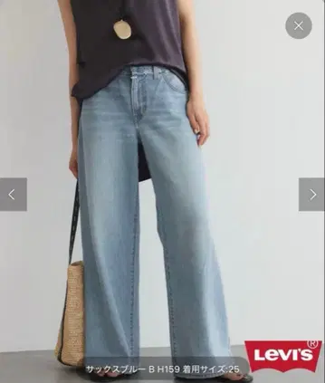 Levi's/SLOBE 별주 XL straight 데님 팬츠 25