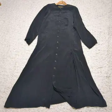 gomme 고무 셔츠 원피스 겉옷 블랙 비대칭 변형