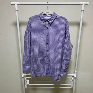 JEANASSIS 코튼 체크 BIG 셔츠