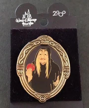 레어! 2000년 WDW 백설공주 마녀 프레임 핑