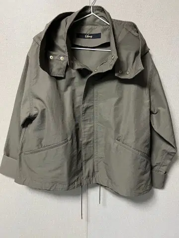 Squady/스카디 밀리터리 후디드 숏코트