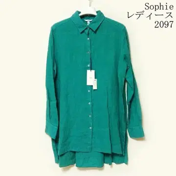 소피 여성용 린넨 셔츠 튜닉 새상품 빅 사이즈