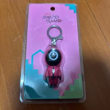 오징어 게임 아크릴 키링 빨간색