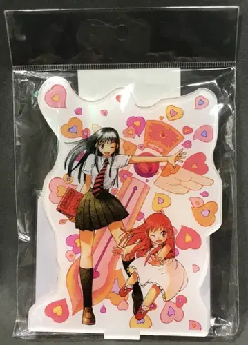 무빅 아크릴 디오라마 금색의 갓슈!!와 라이쿠 마코토 원화전 티오&메구미