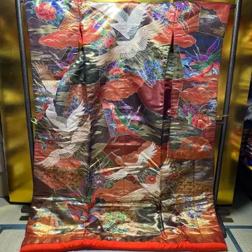 우치카케 색상 우치카케 순수 실크 손글씨 유젠