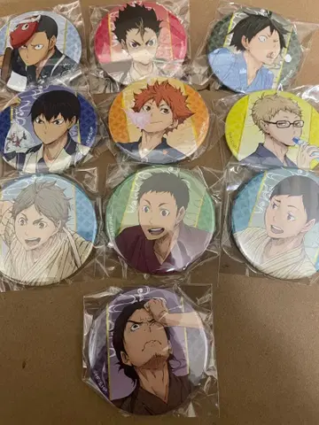 하이큐!! ~유카타~ 캔뱃지 10개