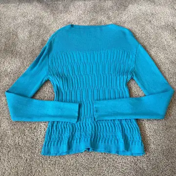 유나이티드 도쿄 디스퍼스 리브 니트 얇은 소재 니트 봄 코디