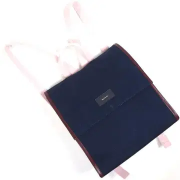 미사용 폴스미스 캔버스/가죽 백팩